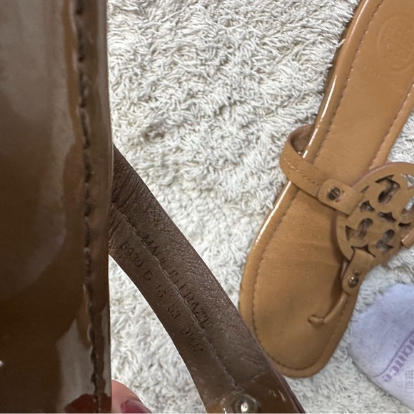 Tory Burch miller flat Tan Sandals 9.5 - Picture 4 of 11